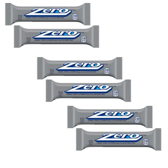 RADYAN Zero White Fudge Candy Bars 6 Pack 1.85 oz Allergen-Free Delight