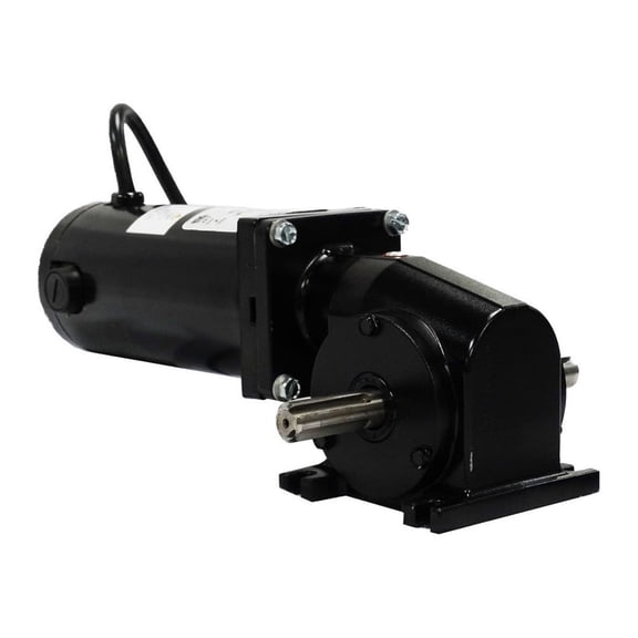 RAE 3130-374: Right Angle Gearmotor - 90VDC, 253 RPM