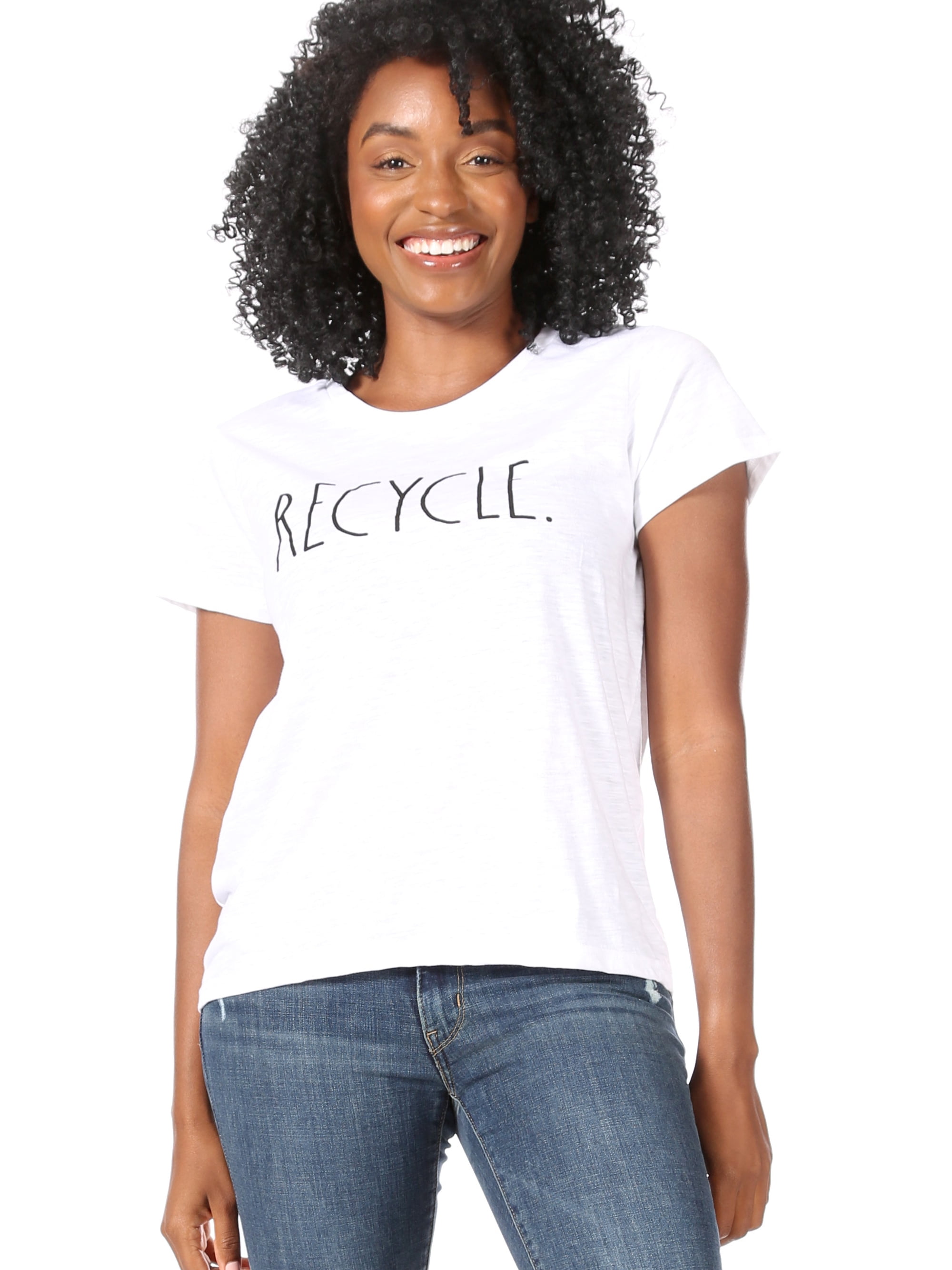 RAE DUNN Women's Short Sleeve Classic Slub T-Shirt Short Sleeve Tee ...