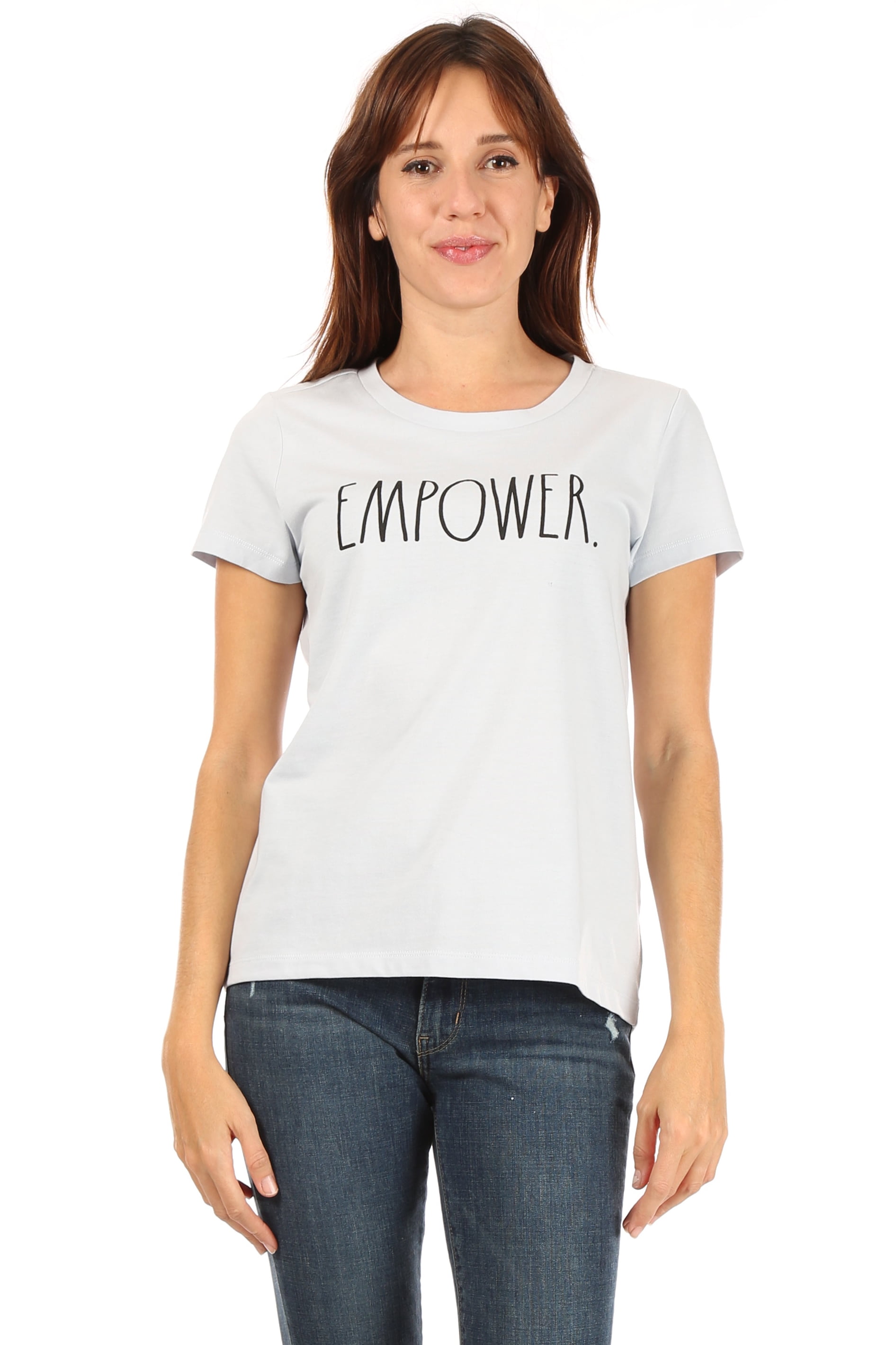 RAE DUNN Women's Short Sleeve Icon T-Shirt Short Sleeve Tee - Walmart.com