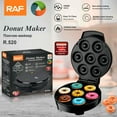 thumbnail image 1 of RAF Household Donut Machine Breakfast Machine Internet Celebrity Mini Cake Round Cake Machine Light Food Machine Baking, 1 of 6