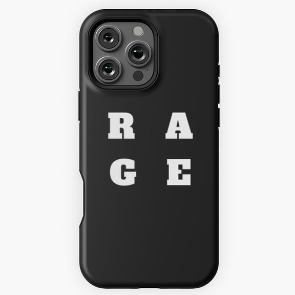 RAGE RATM Rock Band Music Logo Phone Case for iPhone 16 15 14 13 12 11 Pro Max - Stylish Phone