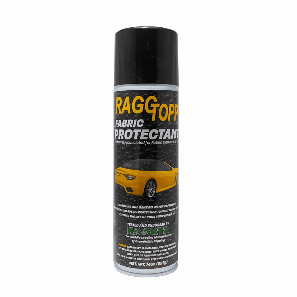 Raggtopp Fabric Convertible Top Protectant Kit with Horse Hair Brush