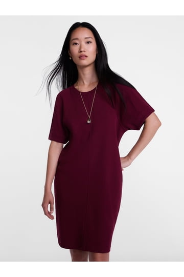 burgundy dress walmart Womens Dresses The dress features a
