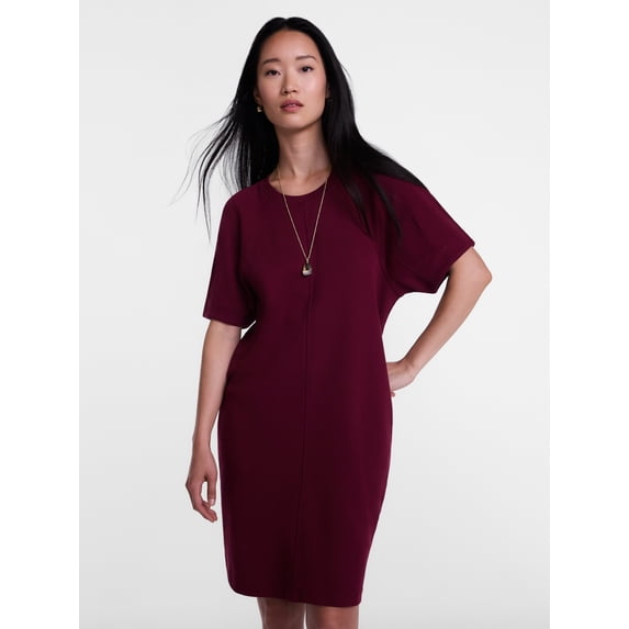 Scenario Women's and Women's Plus Mini Dress with Short Raglan Sleeves, Sizes XS-4X