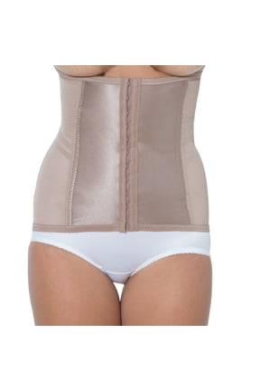 Shapette Powermesh Satin Panel Waist Cincher