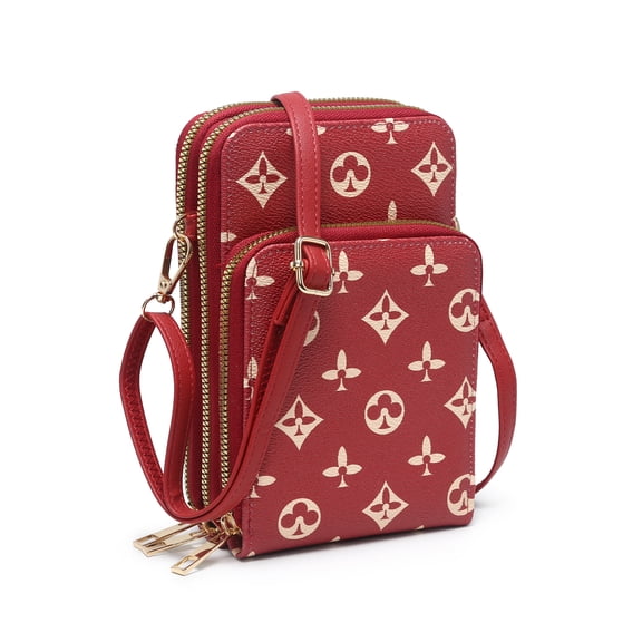 RAGSTO Small Crossbody Cell Phone Bag for Women, Mini Over Shoulder Handbag Purse with Credit Card Slots
