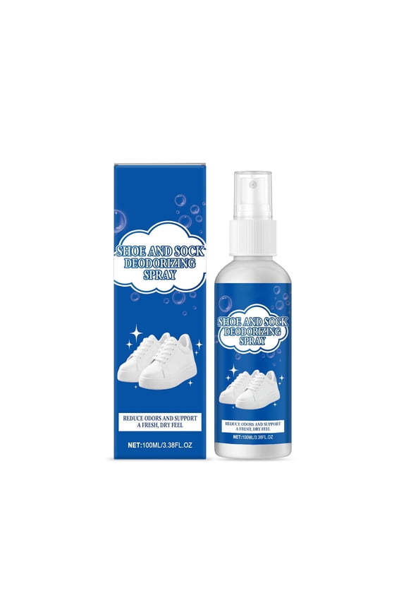 1 Packs Shoe Deodorizer Spray for Foot Odor,Sneakers and Shoe Cabinet Odor Eliminator,Long-Lasting Freshness and Odor Neutralizer for Shoes,Socks,Boots and Athletic Gear
