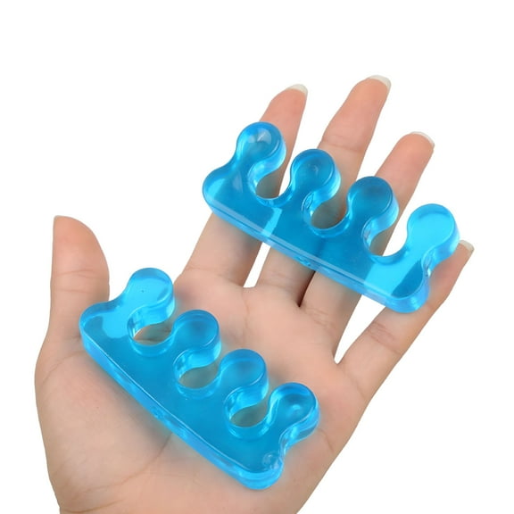 RAGUPEL 1 Pair Toe Separators Reusable Breathable Manicure Tool Pedicure Nail Polish Toenail Trimming Separators for Salon