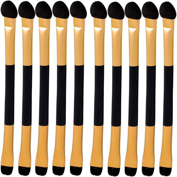 RAGUPEL 10 Pcs Eyeshadow Brushes,Double-Head Sponge Eyeshadow Brush Eye Shadow Sponge Applicator Eyebrow Brushes Makeup Tool Eye Shadow Applicators