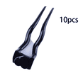 thumbnail image 1 of RAGUPEL 10 Pcs Hair Clips for Women,Stylish Clasp Small Hair Clips,Comfortable Grip Elegant Finish Hair Sticks,Black, 1 of 4