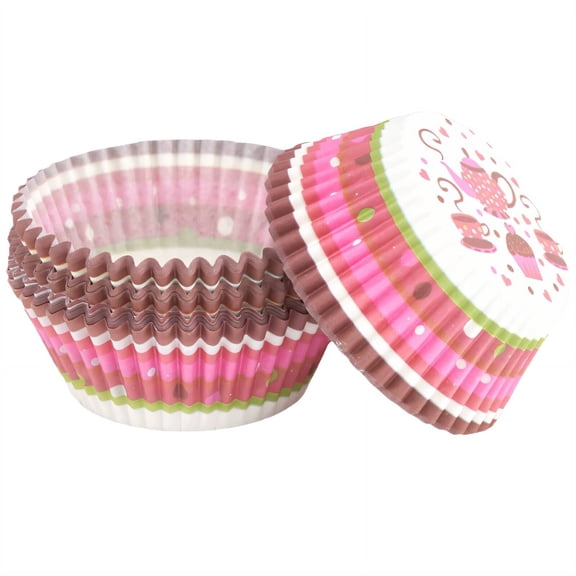 RAGUPEL 100 Pcs Paper Cups,Absorbs Spills Drinking Cups,Varied Patterns Lightweight and Portable Cups,Printing7