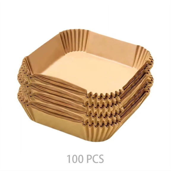 RAGUPEL 100 Pcs Paper Plates,Food-Grade Material,Safe and Healthy Small Paper Plates,Suitable for Various Baking Scenarios Disposable for Convenience Compostable Plates,Square