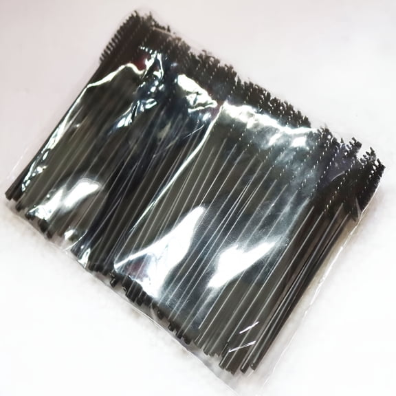 RAGUPEL 100Pcs Disposable Eyelash Mascara Brushes Wands Applicator Makeup Brush Eyelash Extension Spoolies Tool