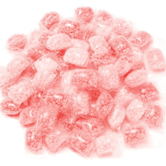 RAGUPEL 100Pcs Scent Booster Beads,Fabric Softener Beads,Capsule Ball Anti Static Washing Clothes Fragrance Beads,Long-Lasting Fresh Scent Household Laundry Scent Beads for Washer (Pink)