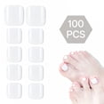 thumbnail image 1 of RAGUPEL 100Pcs Toe Press on Nails Square Short Stretch Fit Surface Nail Reformation Press on Stylish and Simple Nail Tips Square for Women Style3, 1 of 7