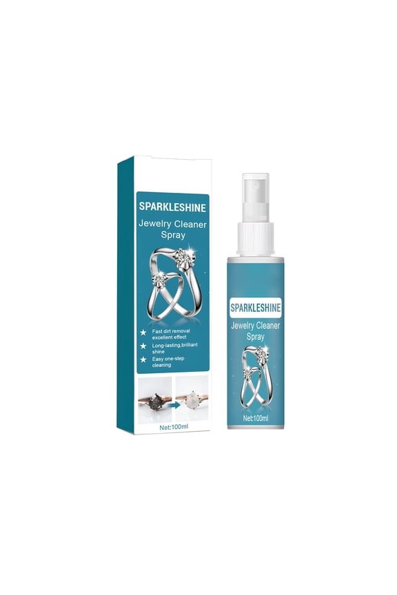100ml Jewelry Protective Coating Spray, Anti-Oxidation Gold Necklace Cleaner to Prevent Tarnish, Safe Decontamination Solution for Rings and Earrings