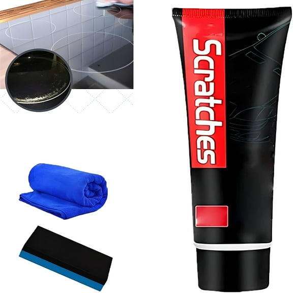 RAGUPEL 100ml Scratch Free Stove Top Scratch Remover, Polishing Wax for Glass Ceramic Stove Top, Car Paint Scratch Repair, Glass Ceramic Stove Top Cleaner for Kitchen Home