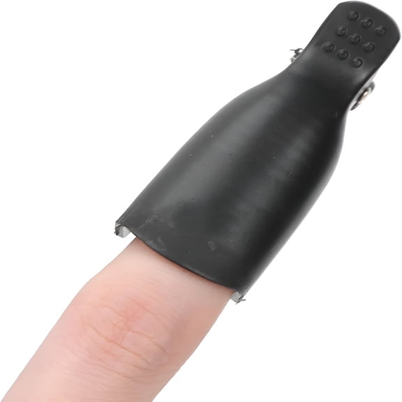 RAGUPEL 10pcs Plastic Gel Nail Polish Remover Clips, Nail Clips for Polish Removal, UV Gel Soak off Cap Wrap Nail Art Tool