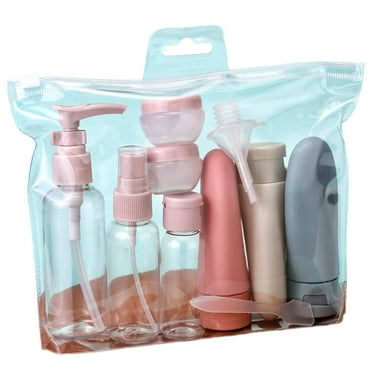 RAGUPEL 11 Pcs Travel Size Toiletries,Leak-Proof and Space-Saving Convenience Travel Size Bottles,No Spills and No Mess Travel Size Toiletries Containers,Light