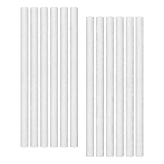RAGUPEL 12-Pack Fiberglass Replacement Wicks for Tiki Torches and Oil Lamps