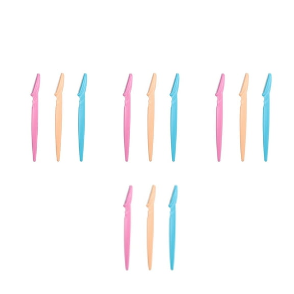 RAGUPEL 12Pcs Face Razors for Women,Comfort Grip Womens Razors for Shaving,Safety Guard Face Shaver for Women,Multicolor