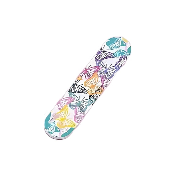RAGUPEL 12Pcs Mini Nail Files, Double-Sided Emery Board Buffer with Fashion Prints, Portable Manicure Tools for Travel