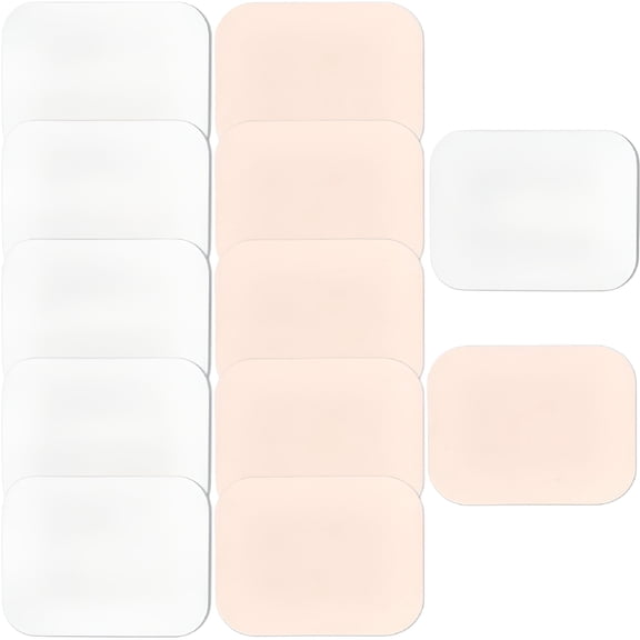 RAGUPEL 12Pcs Square Makeup Sponge Cosmetic Sponge Square Foam Pad Makeup Foundation Blender Compact Facial Puff for Women All Skin Types Wet and Dry Dual Use