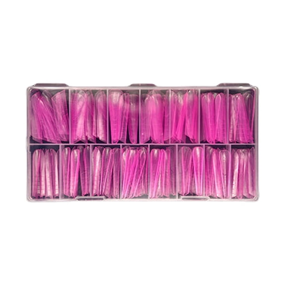 RAGUPEL 150 Duals Nails Forms,Clear Poly Nails Gel Molds Full Covers Nails Tip Extension Forms for Gel Manicure Nails Art Design Dual Forms for