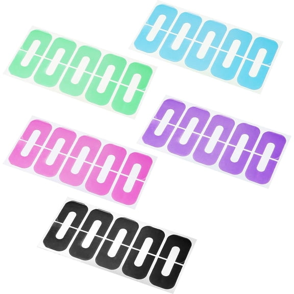 RAGUPEL 150 Pieces U Shape Nail Polish Protector Nail Guards Spill Proof Stickers Peel Off Nails Stickers for Diy
