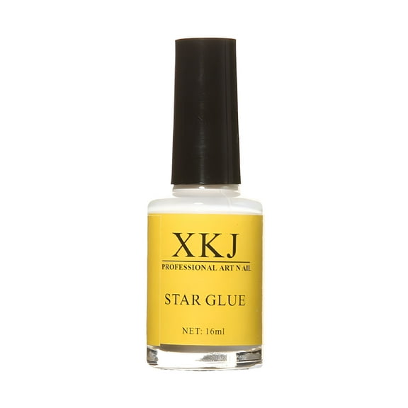 RAGUPEL 15ml Nail Art Glue for Foil Sticker Nail Transfer Tips Adhesive Starry Sky Pattern