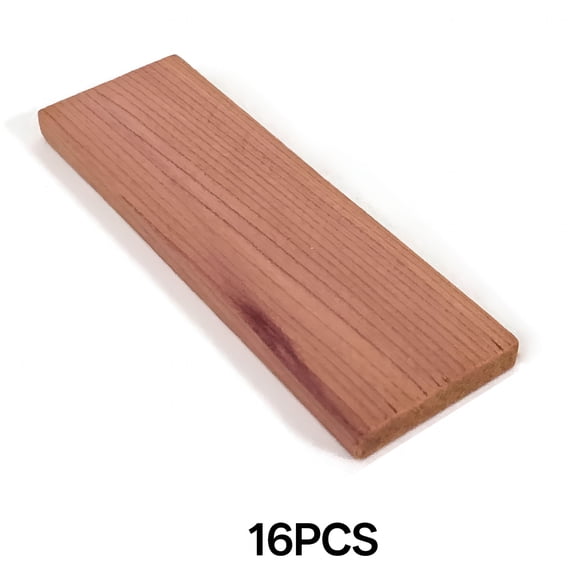 RAGUPEL 16 Pcs Aromatic Red Cedar Blocks for Closets, Natural Wood
