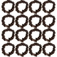 thumbnail image 1 of RAGUPEL 16 Pcs Scrunchies,Smooth and Soft Satin Hair Accessories for Women,Create Effortless and Stylish Looks Silk Scrunchies,Brown, 1 of 1