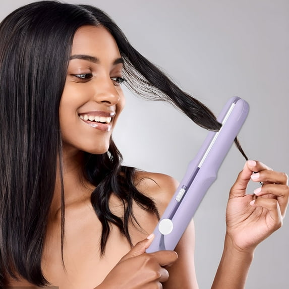 RAGUPEL 2 In1 Women Hair Split Ends Trimmer Cordless Split End Remover Automatic Split End Trimmer, Portable Travel Curling Wand for Women Short Hair