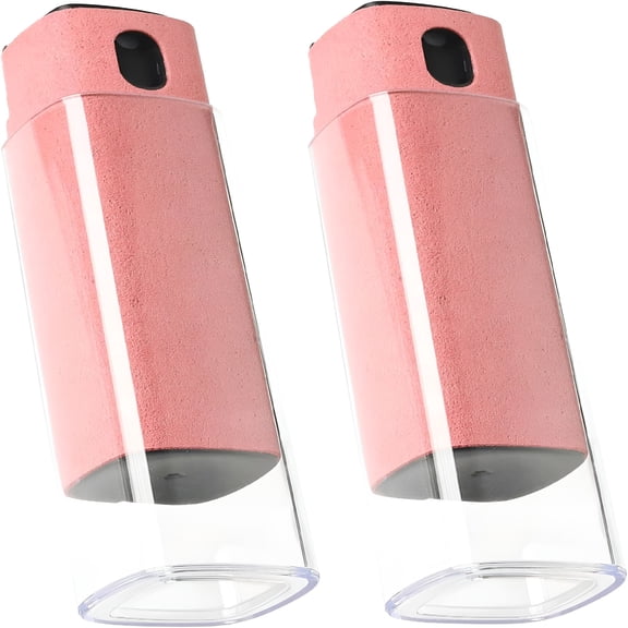 RAGUPEL 2 Pack Touchscreen Cleaner Kit, Spray & Wipe Microfiber Cloth Set, Streak-Free Solution for Phone Tablet Laptop Car Monitor LCD, Grey & Pink