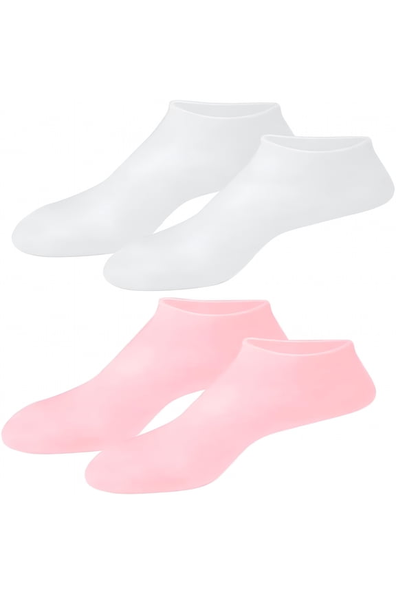 2 Pairs Exfoliating Moisturizing Socks Lotion Socks Women Socks Girl Socks Calluses Sebs Socks Non Slip Socks Moisturizing Foot Masks Foot Care Moisturizing Socks Foot Care Socks