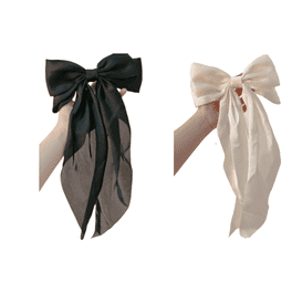 Gimme Ribbon Bow Hair Clip, Multi-Colored, 6 Count - Walmart.com
