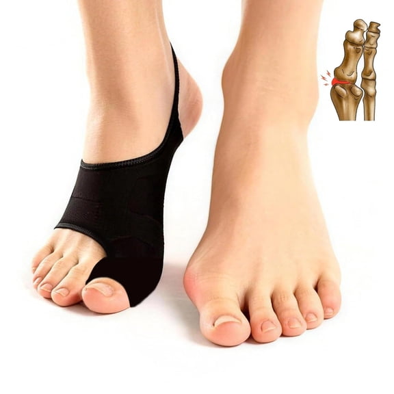 RAGUPEL 2 Pieces Bunion Corrector for Women&Men,Big Toe Straightener with Adjustable Splint,Breathable Bunion Relief Sleeve&Toe Spacers,Comfortable Hammer Toe Corrector for Day Night Use