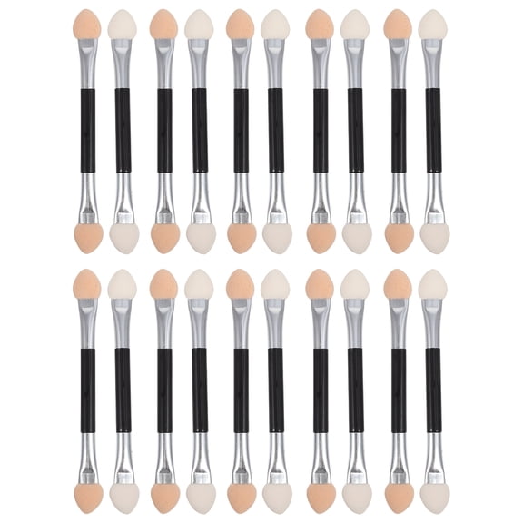 RAGUPEL 20 Pcs Double Sided Eye Shadow Applicators, Foam Sponge Brushes for Makeup