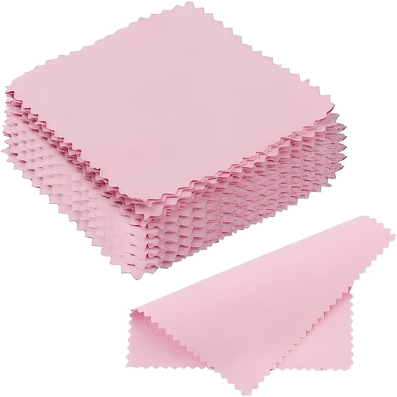 RAGUPEL 20 Pcs Silver Polishing Cloth, Double Sided Silver Polishing Cleaning Cloths Effective Jewelry Wipe Cloths for Sterling Silver Gold Platinum Sterling Silver Jewelry Cleaner