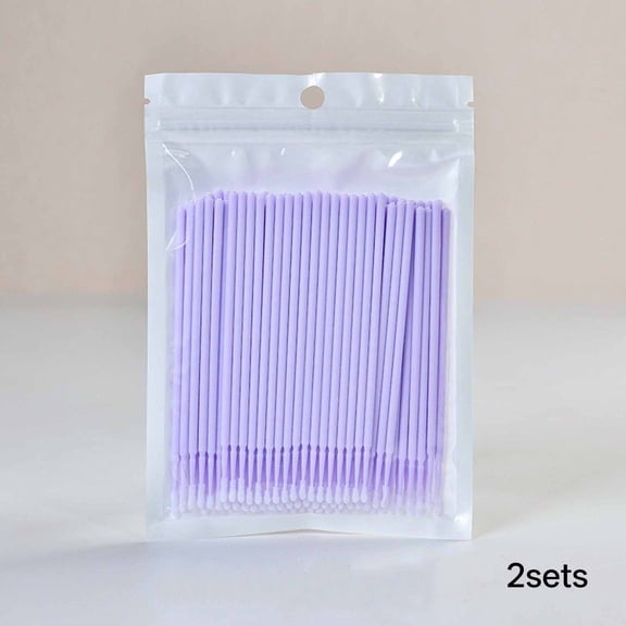 RAGUPEL 200 Pcs Disposable Clean Swabs,Fine-Tip Make-Up Applicators,Precision Cotton Swabs for Eyeliner Correction,Lip Gloss Application,Fine Pointed Makeup Qtips Pointed