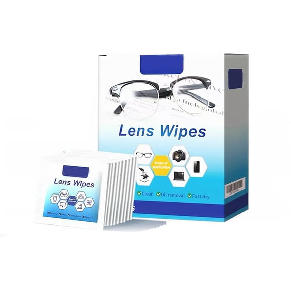 RAGUPEL 200 Pre-Moistened Lens Wipes - Streak-Free, Streak-Free Wipes for Eyeglasses, Phones, Tablets, and Camera Lenses - Gentle, Quick-Drying Multi-Surface Cleaner