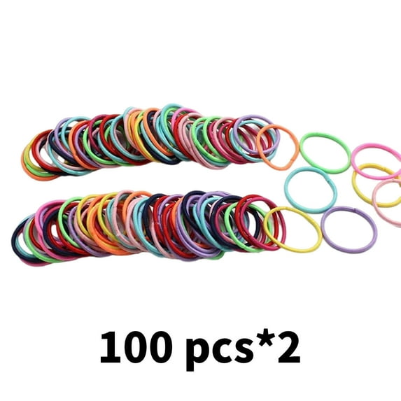 RAGUPEL 200Pcs Scrunchies,Gentle on Hair Scrunchies for Women,Comfortable Fit Hair Accessories for Women,Style1