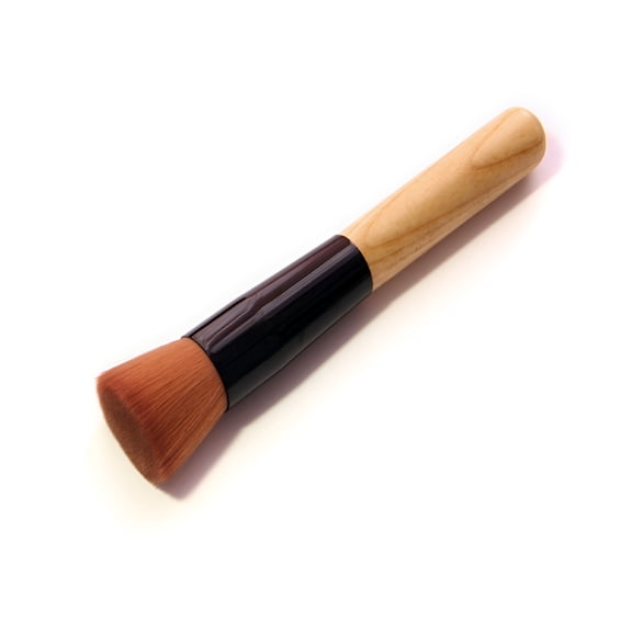 RAGUPEL 2026 New 1-Pack Angled Flat Buffer Brush Premium Makeup Brush for Liquid Powder Foundation, Contour Blending, Soft Dense Bristles for Flawless Coverage