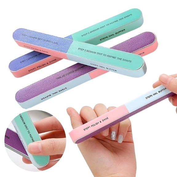 RAGUPEL 2026 New 1 Piece Nail Polisher File Buffer Manicure Nail Sanding Block Fingernail Shiner Polishing Pedicure Buffering File Tool for Home, Salon, Travel