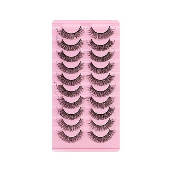 RAGUPEL 2026 New 10Pairs Lashes Wispy Improve Eye Contour Eyelash Clusters Increase Eye Depth Cluster Eyelash Extensions Style 1 for Special Events Daily Wear Makeup Artists Photo Shoots.