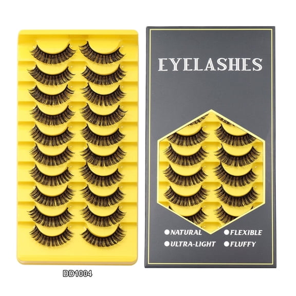 RAGUPEL 2026 New 10Pairs Lashes Wispy No Need to Trim the Curve Eyelash Clusters Create Exquisite Spirit Cluster Eyelash Extensions Style 4 for Parties Special Occasions Daily Wear Makeup Artists.