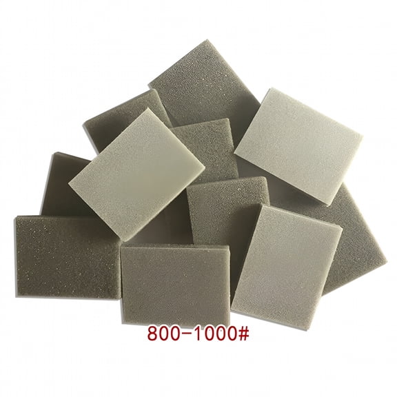RAGUPEL 2026 New 10Pcs Foam Sanding Block Wet Dry Bodywork Fine Coarse Grit Sandpaper Sponge Pads for Auto Body Repair, Furniture Refinishing, Paint Preparation, Drywall Sanding, Woodwork Finishing
