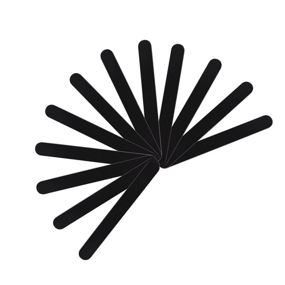 RAGUPEL 2026 New 12Pcs Nail File Sided Black Sand Strip Design Nail Files Exquisite Shaping and Rubbing Strips Emery Boards for Nails for Home Salon Travel Manicure