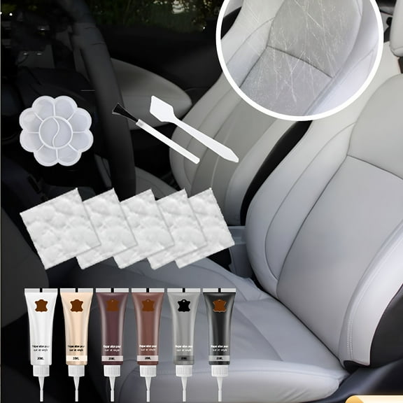 RAGUPEL 2026 New 20G Leather Repair Filler Gel with Tool,Leather Repairs for Car Seat Vinyl Repair Kit,A Set of Leather Repair Tools,Multifunctional Leathers Repair Kits for Car Seat Couch Repair Kit